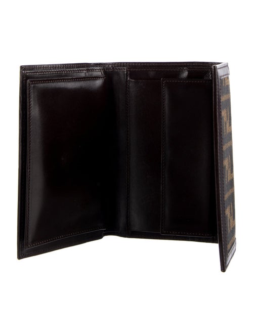 Fendi 2000 Zucca FF Logo Compact Wallet