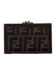 Fendi 2008 Zucca FF Logo Compact Wallet