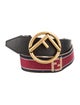 Fendi Zucca FF Logo Canvas Belt