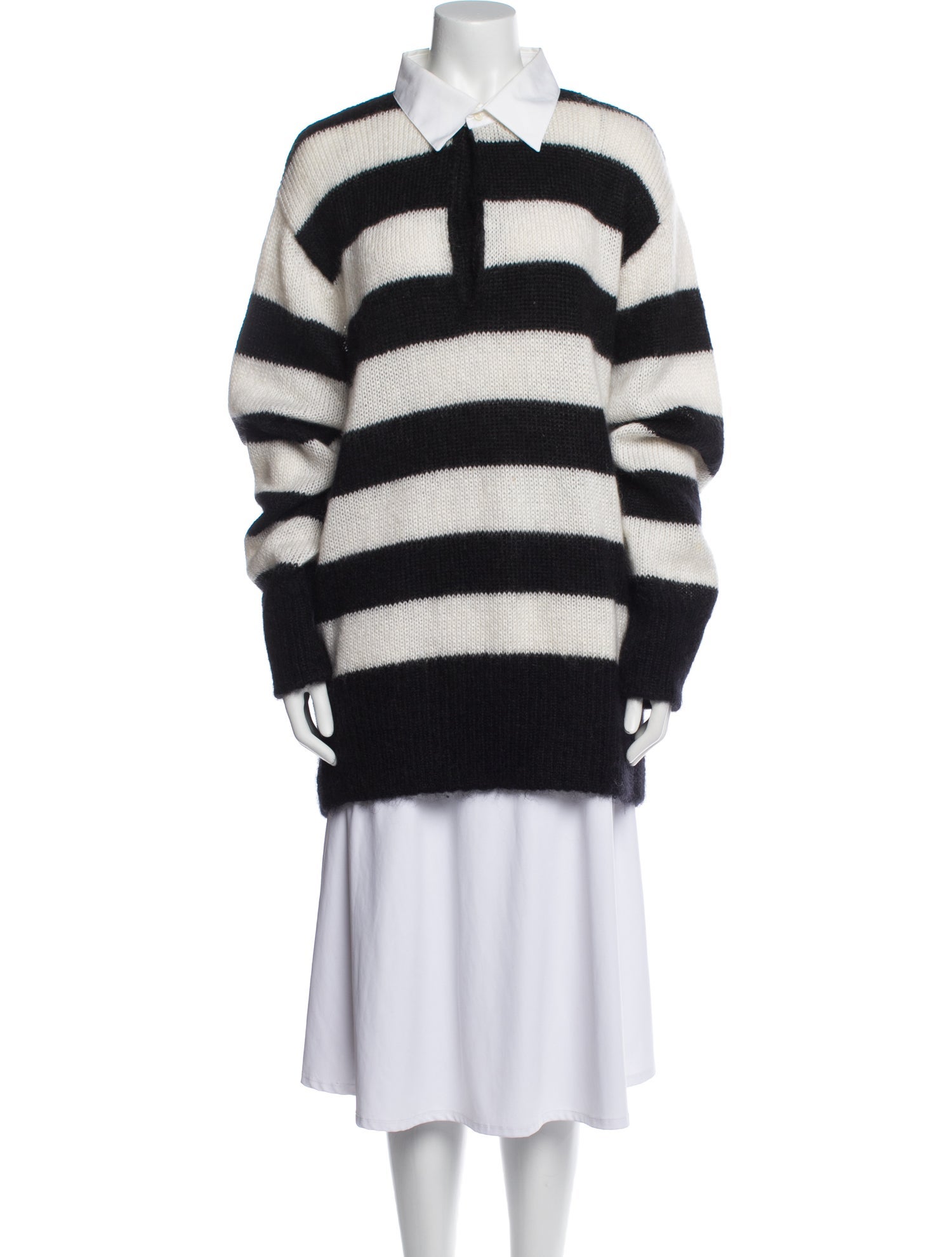 Fendi Mohair Striped Sweater