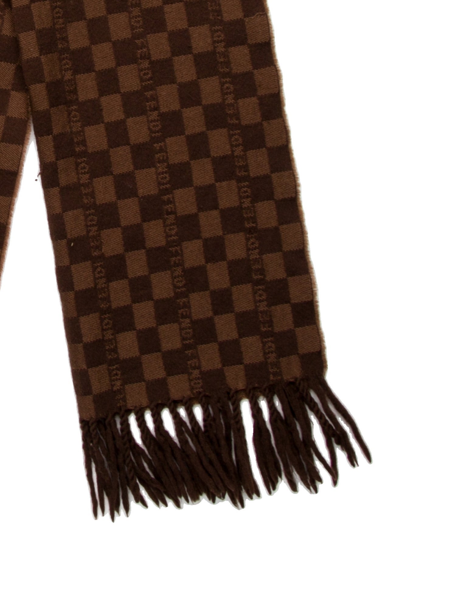 Fendi Wool Printed Scarf