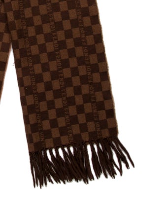 Fendi Wool Printed Scarf