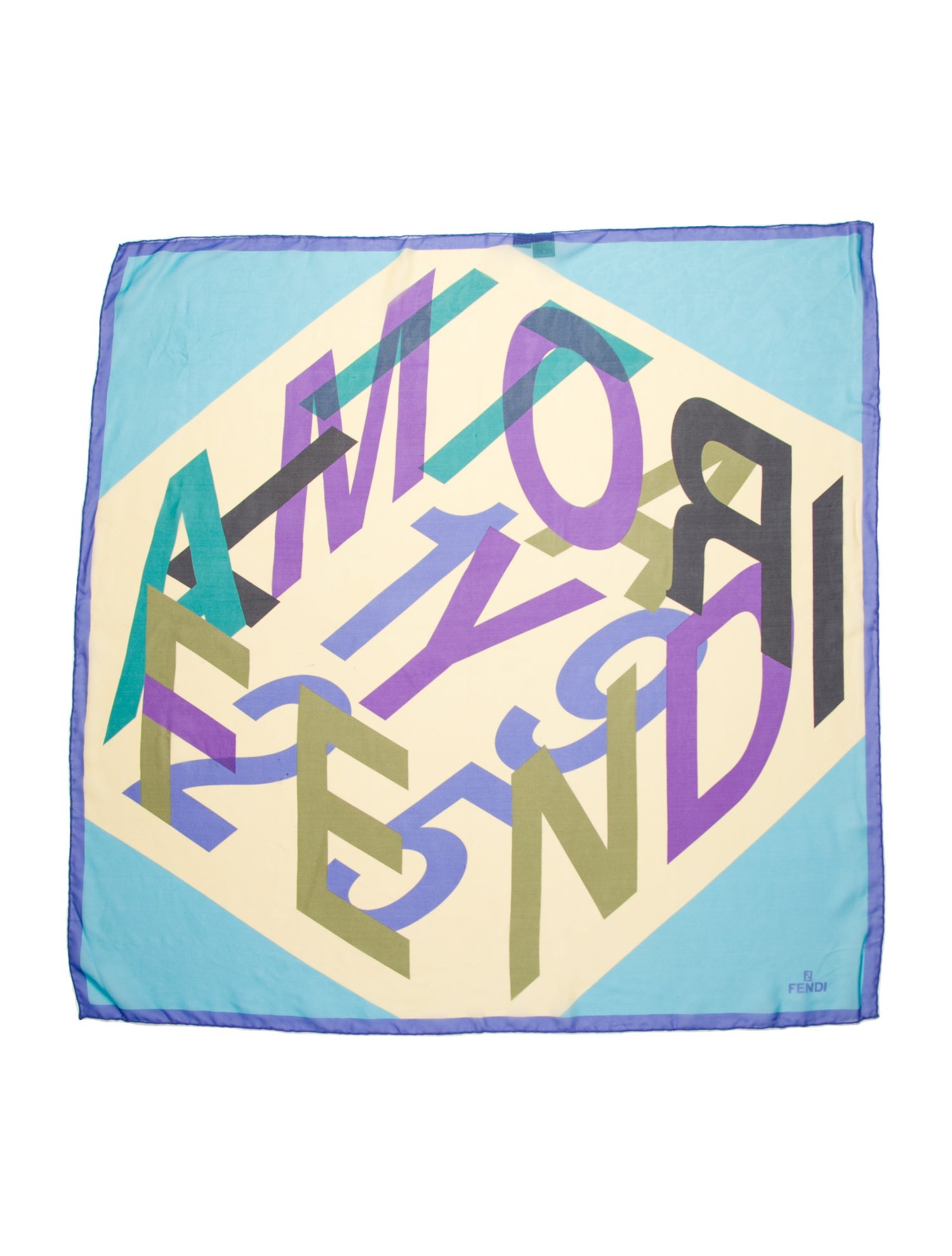 Fendi Silk Printed Scarf