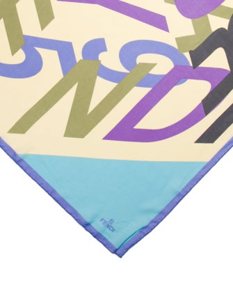 Fendi Silk Printed Scarf