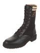 Fendi Zucca FF Logo Printed Combat Boots