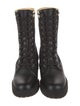 Fendi Zucca FF Logo Printed Combat Boots