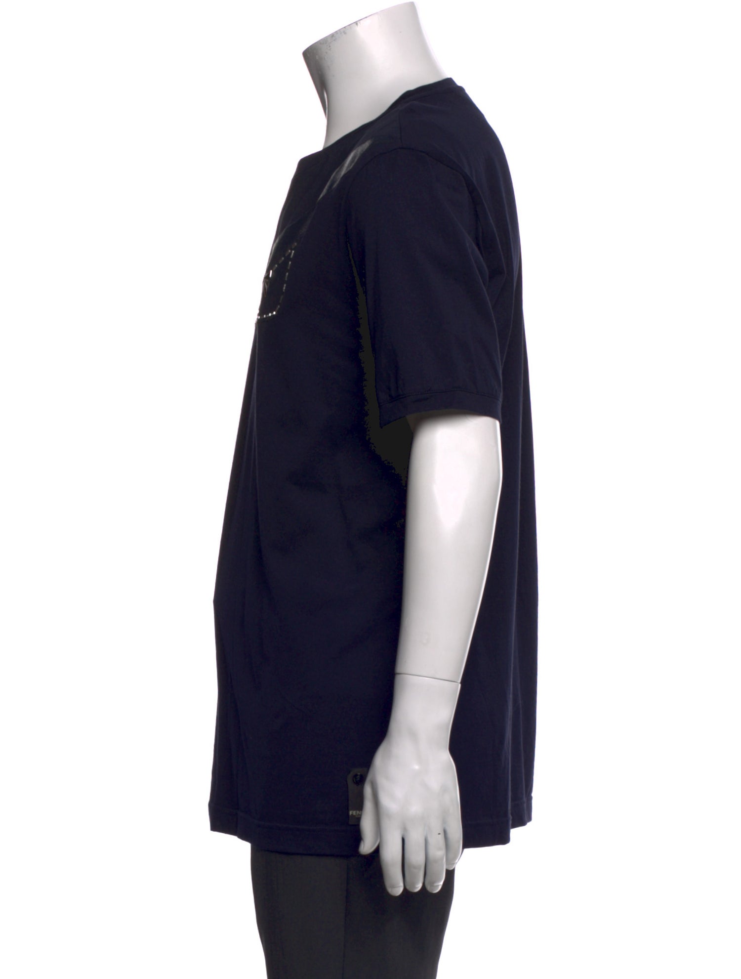 Fendi Monsters Motif Crew Neck T-Shirt