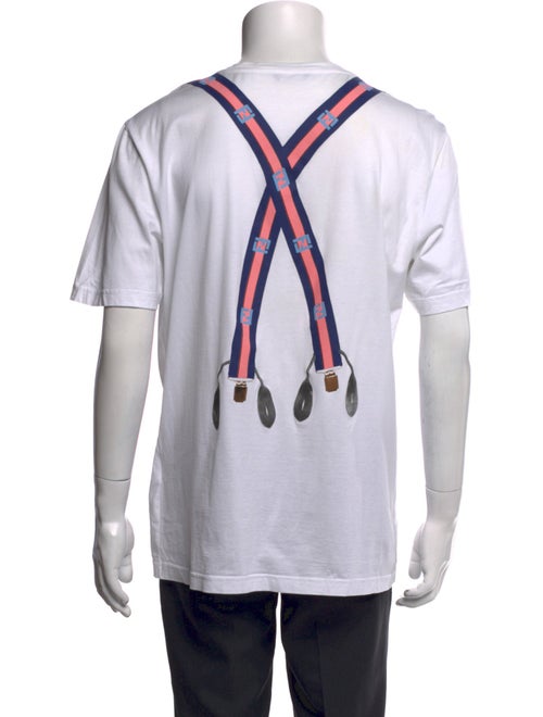 Fendi Zucca FF Logo Graphic Print T-Shirt