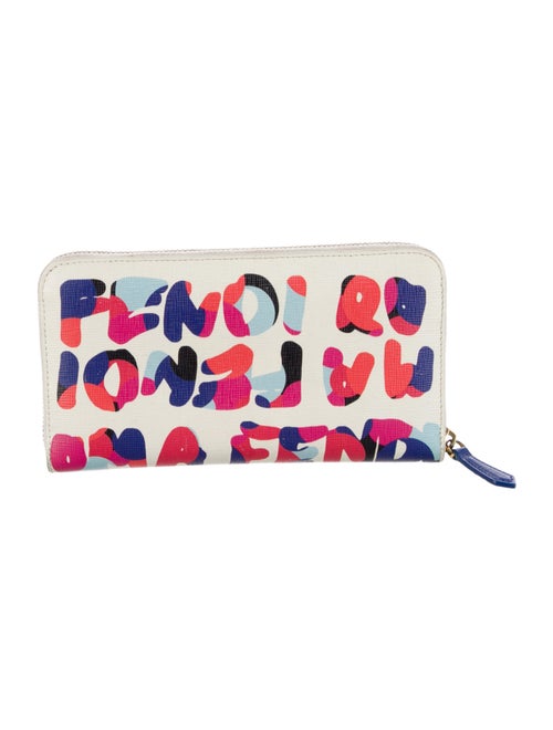 Fendi Printed Continental Wallet