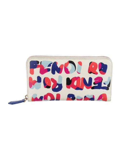 Fendi Printed Continental Wallet