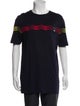 Fendi Striped Crew Neck T-Shirt
