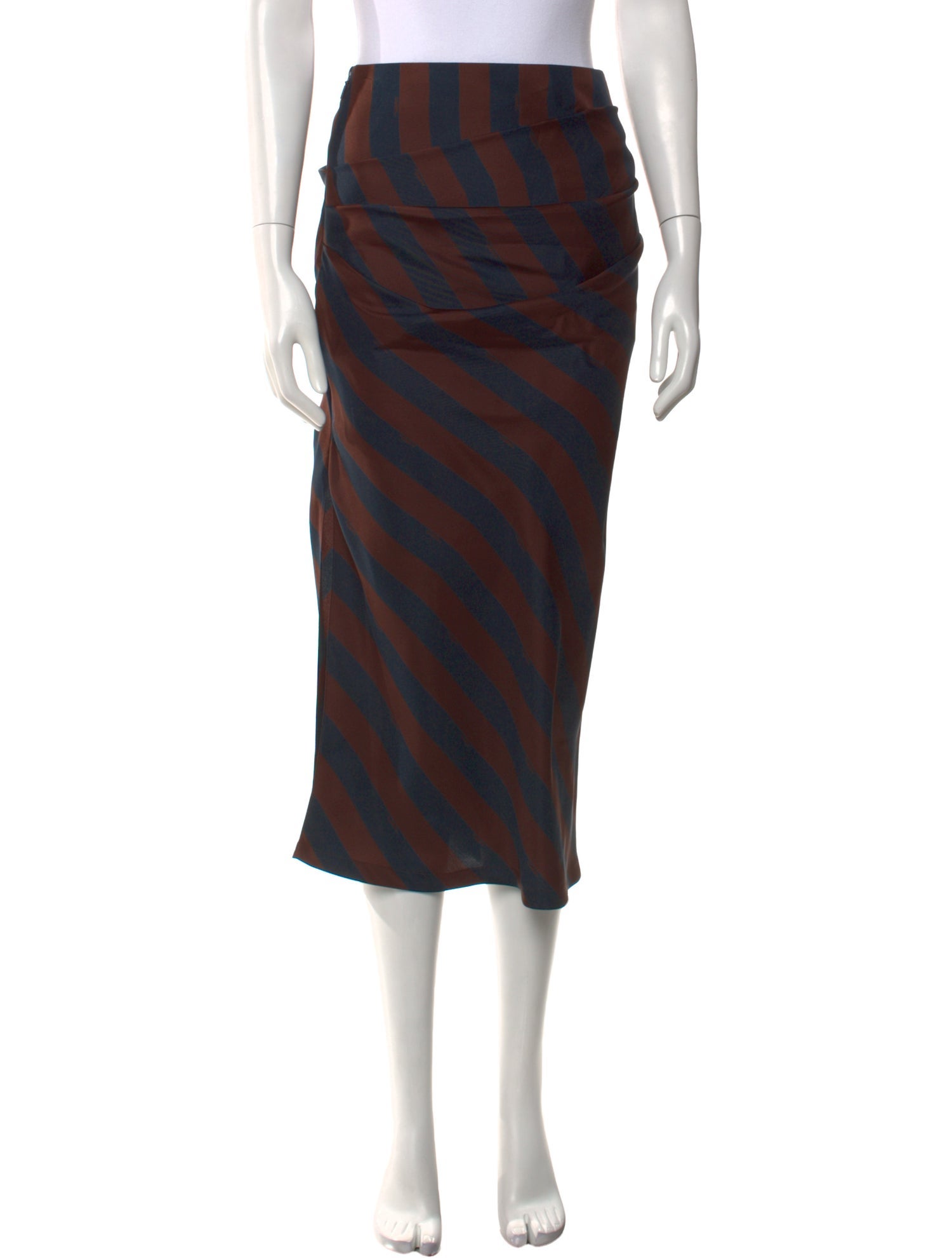 Fendi Silk Midi Length Skirt w/ Tags