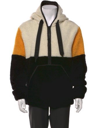Fendi Virgin Wool Striped Hoodie