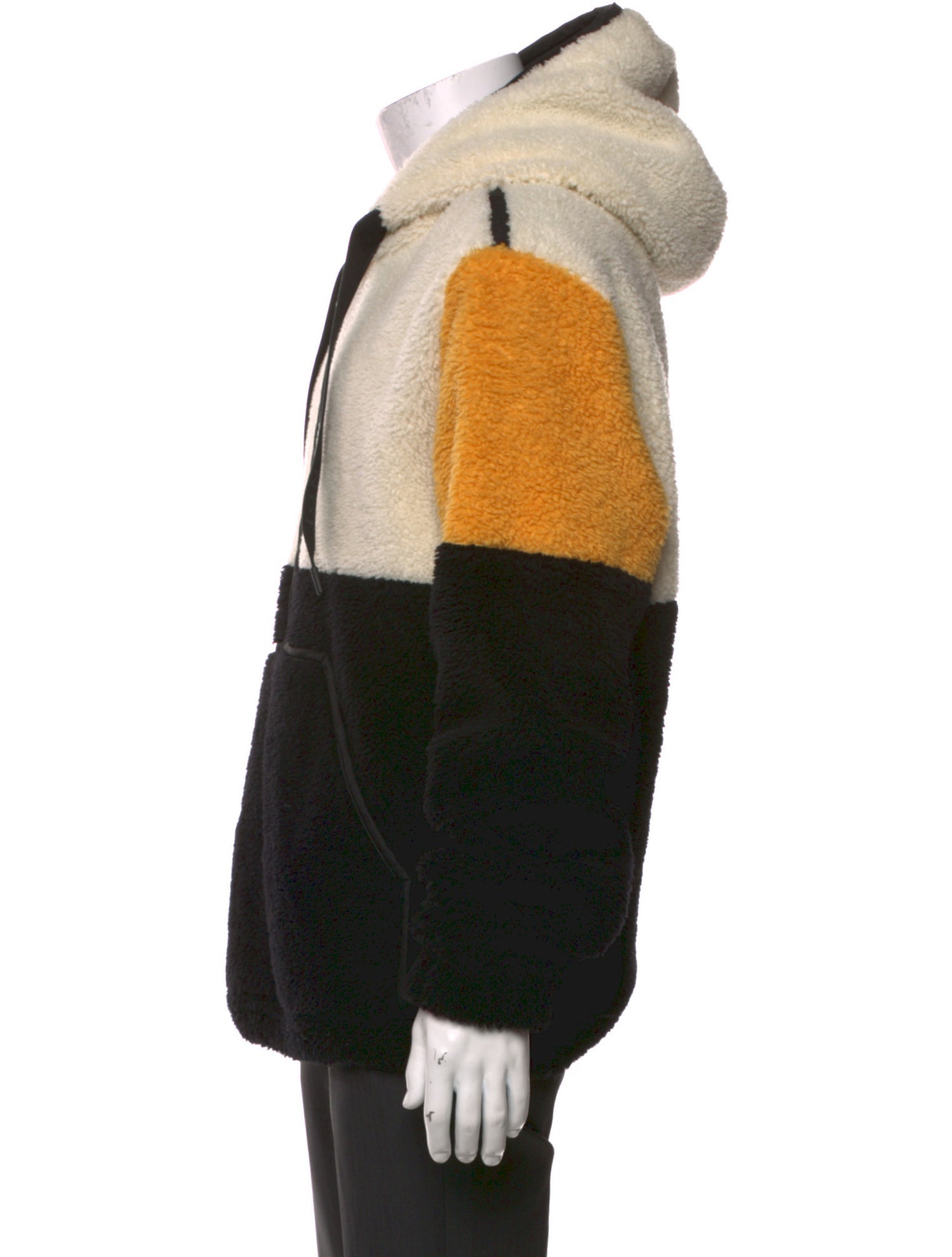 Fendi Virgin Wool Striped Hoodie