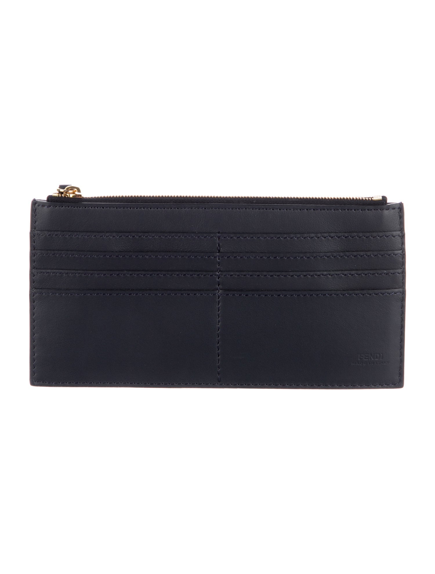 Fendi Insert Leather Wallet w/ Tags