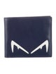 Fendi Monsters Motif Leather Bifold Wallet