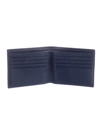 Fendi Monsters Motif Leather Bifold Wallet