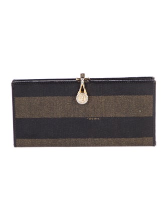 Fendi Pequin Pattern Wallet