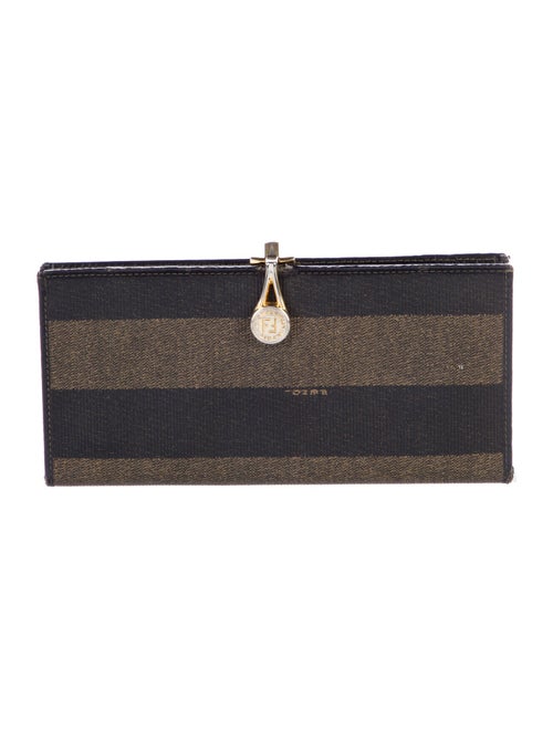 Fendi Pequin Pattern Wallet