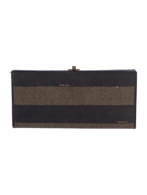 Fendi Pequin Pattern Wallet