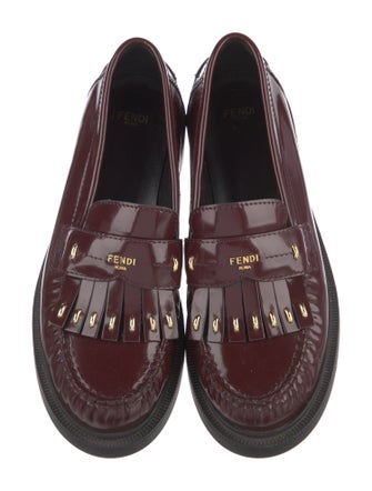 Fendi Patent Leather Loafers