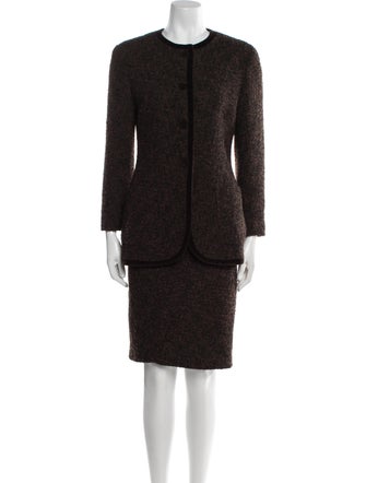 Fendi Virgin Wool Skirt Suit