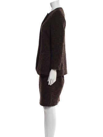 Fendi Virgin Wool Skirt Suit