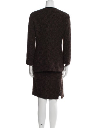 Fendi Virgin Wool Skirt Suit