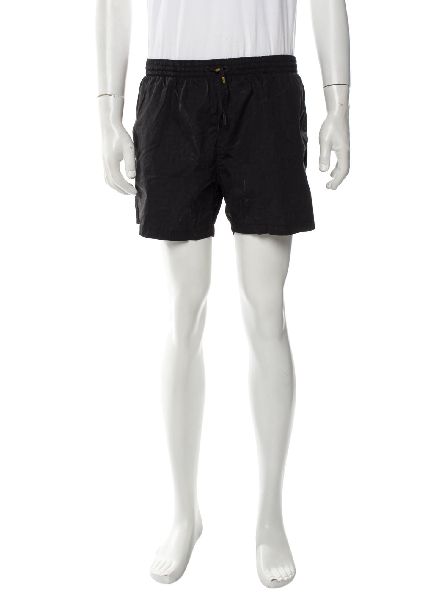 Fendi Zucca FF Logo Swim Trunks
