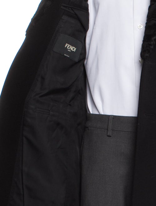 Fendi Wool Fur Coat