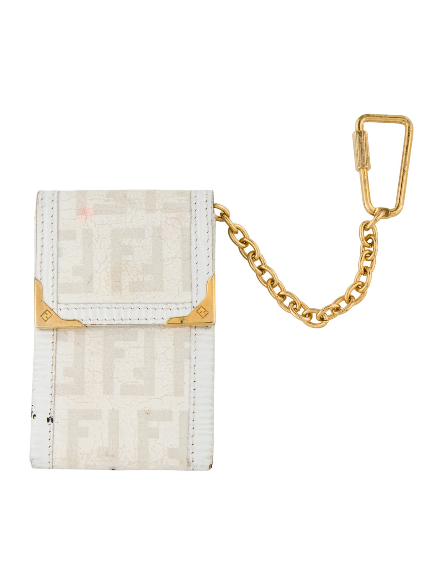 Fendi Women's Leather Keychain Pouch