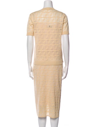Fendi Printed Skirt Set