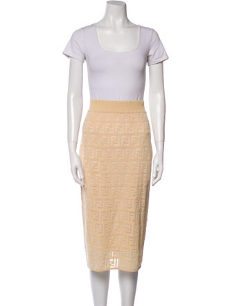 Fendi Printed Skirt Set