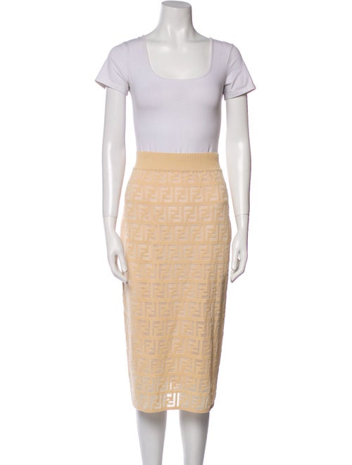 Fendi Printed Skirt Set