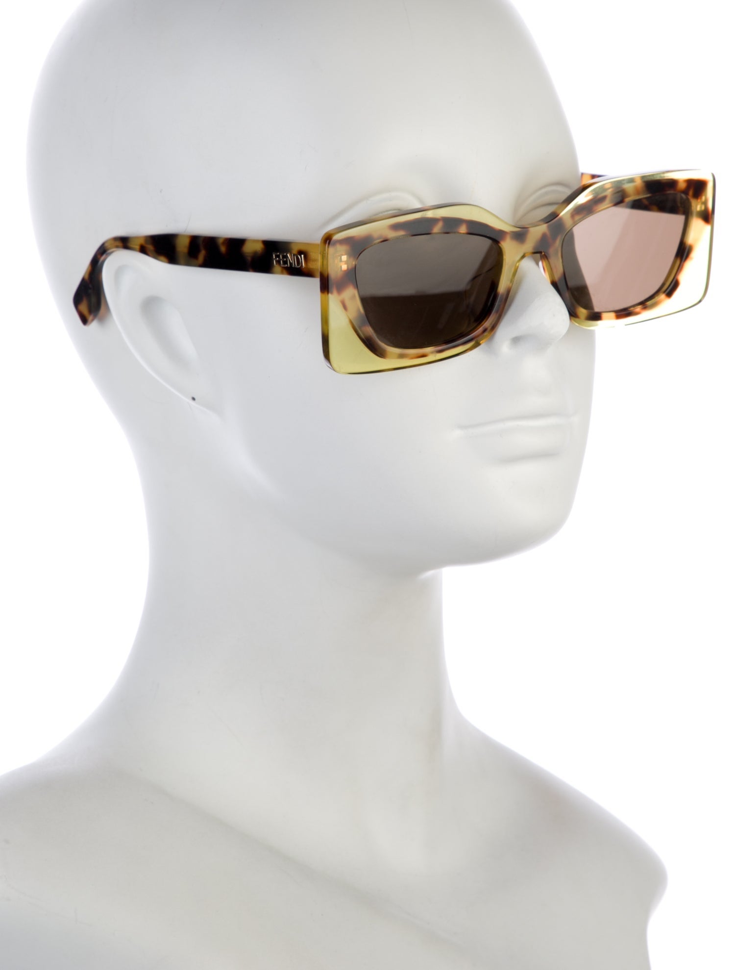 Fendi Square Tinted Sunglasses