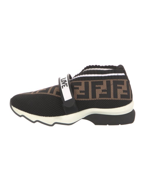 Fendi Zucca FF Logo Printed Sock Sneakers