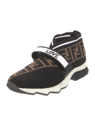 Fendi Zucca FF Logo Printed Sock Sneakers