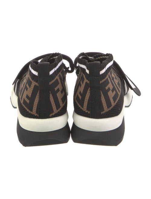 Fendi Zucca FF Logo Printed Sock Sneakers