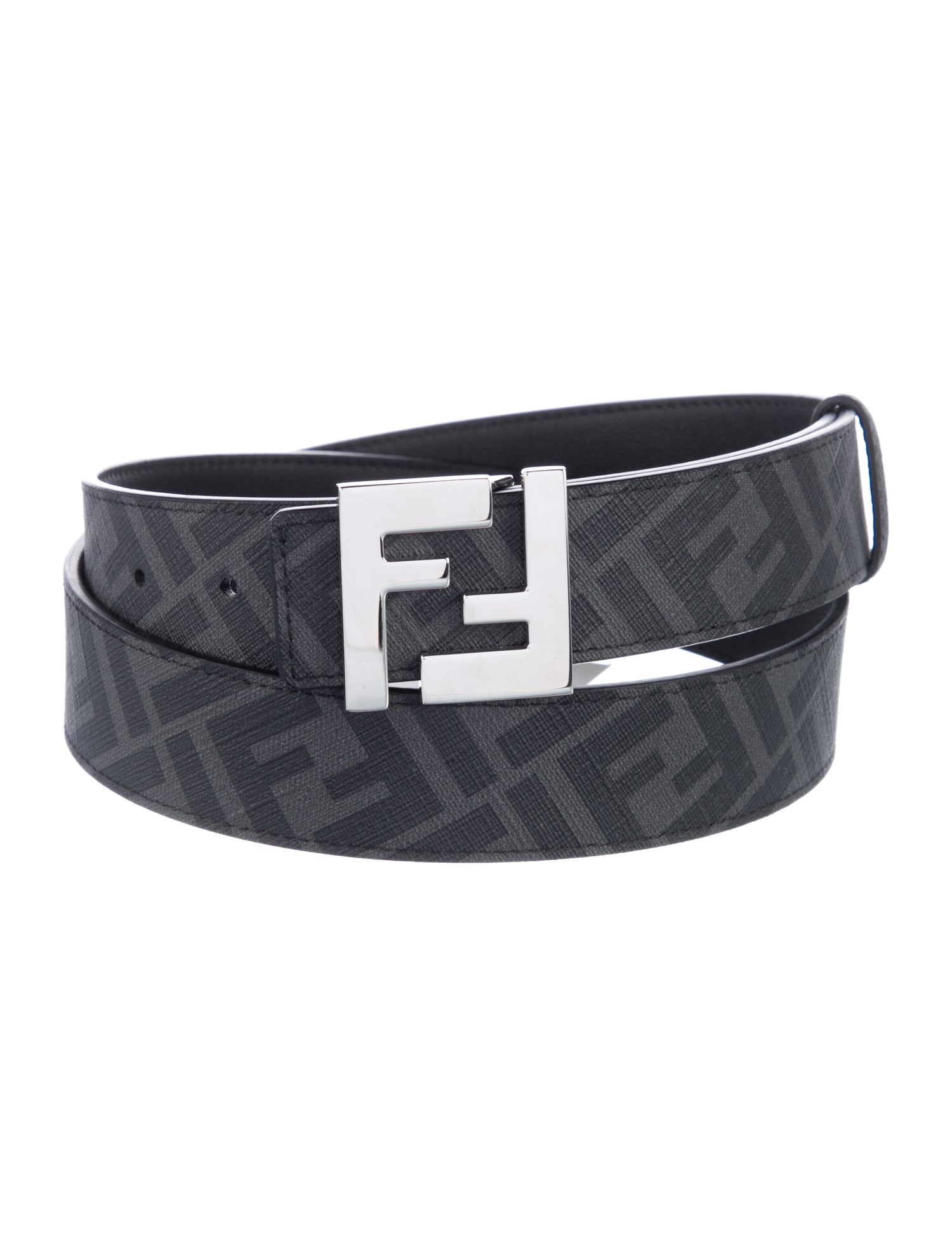 Fendi FF Squared Reversible Zucca FF Logo Belt Kit