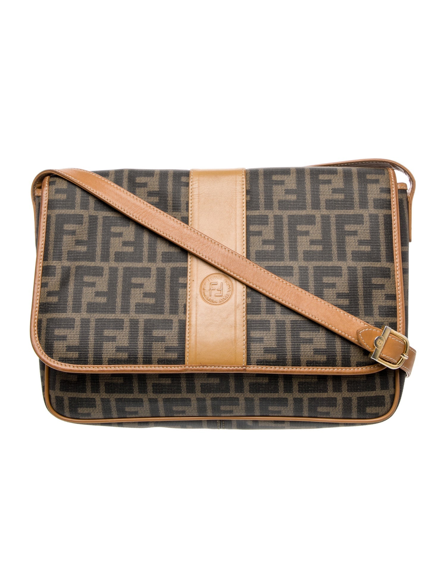 Fendi Zucca FF Vintage Zucca Crossbody Vintage