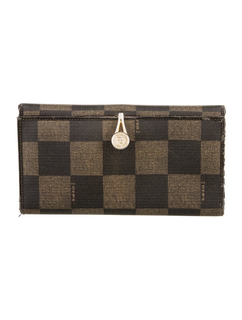 Fendi 2008 Pequin Pattern Wallet