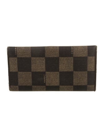 Fendi 2008 Pequin Pattern Wallet