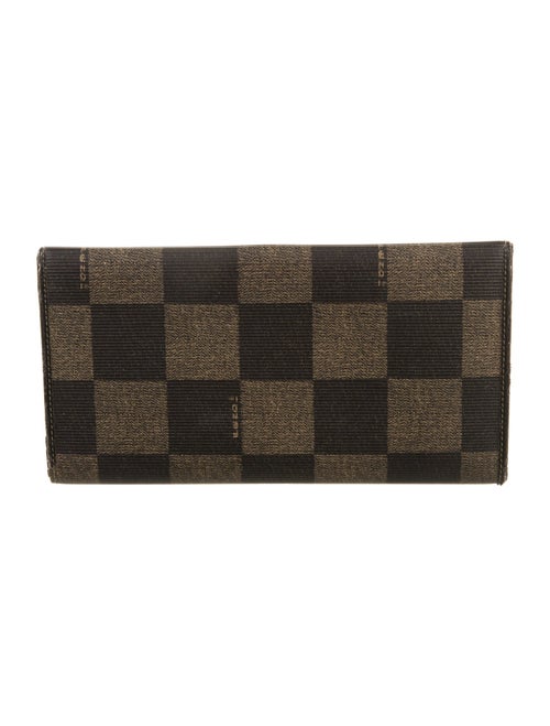 Fendi 2008 Pequin Pattern Wallet