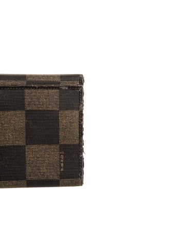 Fendi 2008 Pequin Pattern Wallet