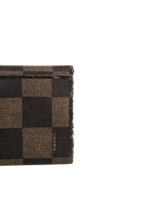 Fendi 2008 Pequin Pattern Wallet