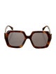 Fendi Square Tinted Sunglasses