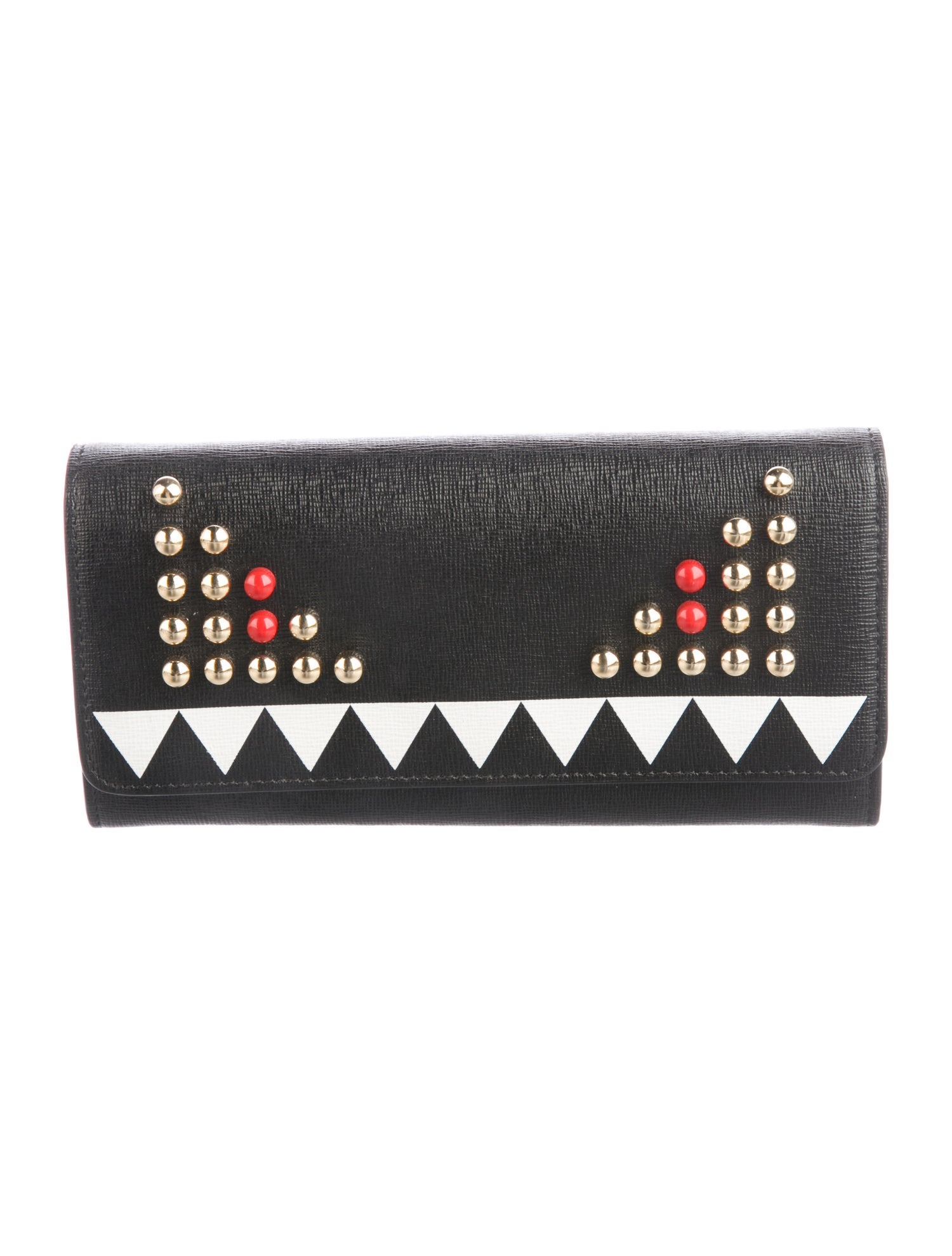 Fendi 2016 Monsters Motif Continental Wallet