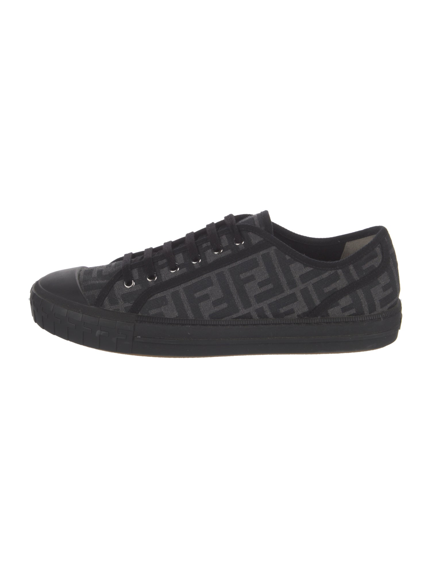 Fendi Zucca FF Logo Canvas Sneakers