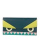 Fendi Monster Eyes Simple Monsters Motif Continental Wallet