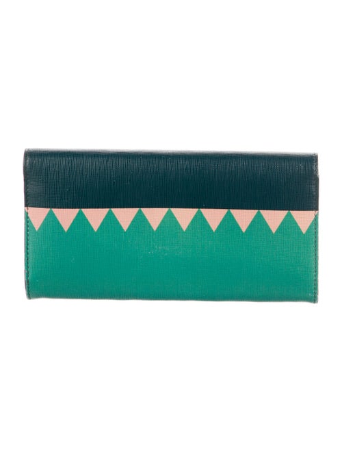 Fendi Monster Eyes Simple Monsters Motif Continental Wallet